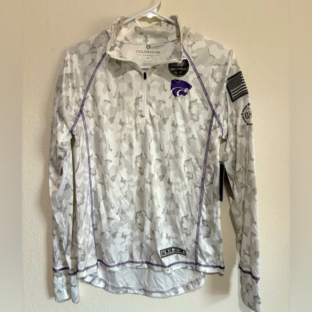 K-STATE 1/4 zip Colosseum OHT Kansas State Women’s M